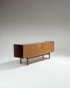 Pamono Rosewood and Metal Sideboard by Georges Frydman, 1960s Hot