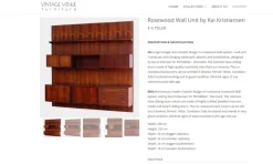 Pamono Rosewood Modular Wall Unit by Kai Kristiansen for FM Møbler, 1960s Clearance