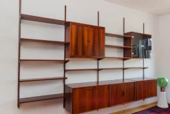 Pamono Rosewood Modular Wall Unit by Kai Kristiansen for FM Møbler, 1960s Clearance
