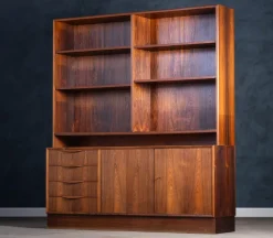 Pamono Rosewood Wall Unit by Erling Torvits, 1960s Best