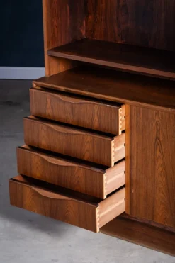 Pamono Rosewood Wall Unit by Erling Torvits, 1960s Best