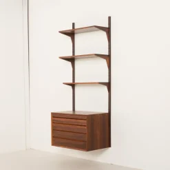 Pamono Rosewood Wall Unit by Poul Cadovius for Cado, Denmark, 1960s Best