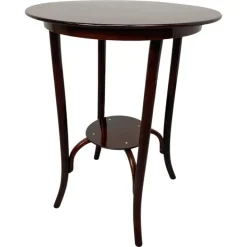 Pamono Round Coffee Table attributed to Thonet, 1890s
