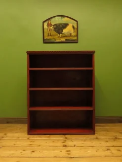 Pamono Rustic Red Pine Shelf Unit, 1890s Online
