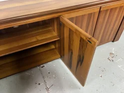 Pamono Sapporo Cabinet in Walnut by Mario Marenco for Mobilgirgi, 1970s Sale