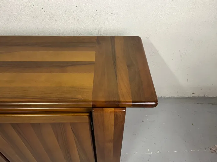 Pamono Sapporo Cabinet in Walnut by Mario Marenco for Mobilgirgi, 1970s Sale