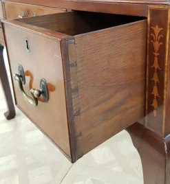 Pamono Satinwood Inlaid Mahogany Chest on Stand, 18th Century Hot