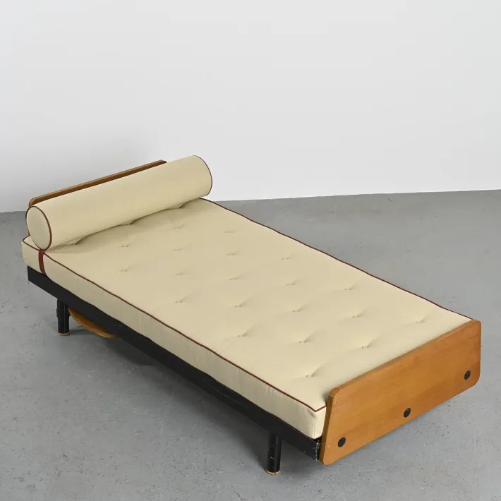 Pamono Scal Bed by Jean Prouvé for Steph Simon, 1960s Outlet