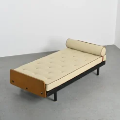 Pamono Scal Bed by Jean Prouvé for Steph Simon, 1960s Outlet