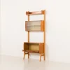 Pamono Scandinavian Free Standing Wall Unit with Audio Apliances Cabinet, 1960s Online