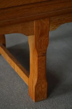 Pamono Scandinavian Low Sideboard in Oak, 1950s Sale