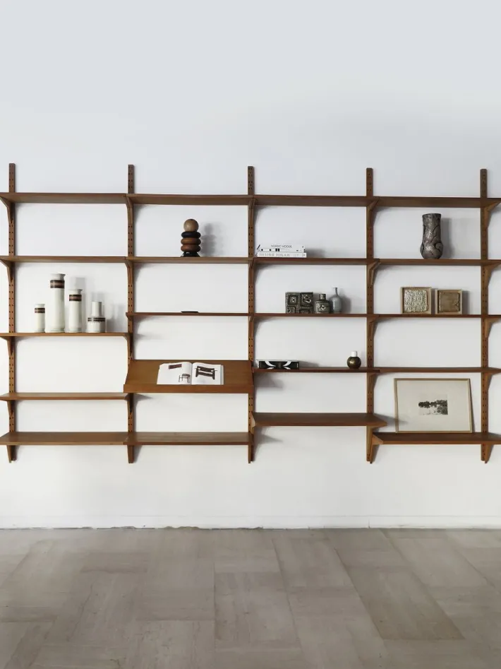 Pamono Scandinavian Oak Royal System by Poul Cadovius, 1960s Best