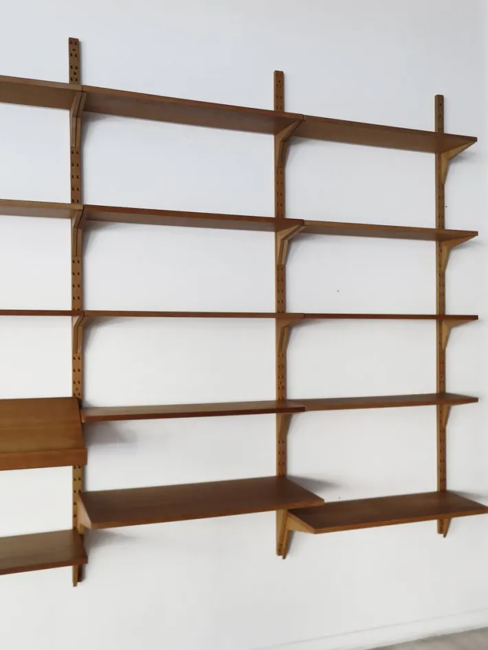 Pamono Scandinavian Oak Royal System by Poul Cadovius, 1960s Best