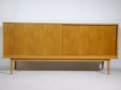 Pamono Scandinavian Sliding Door Sideboard, 1960s Clearance