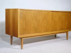 Pamono Scandinavian Sliding Door Sideboard, 1960s Clearance