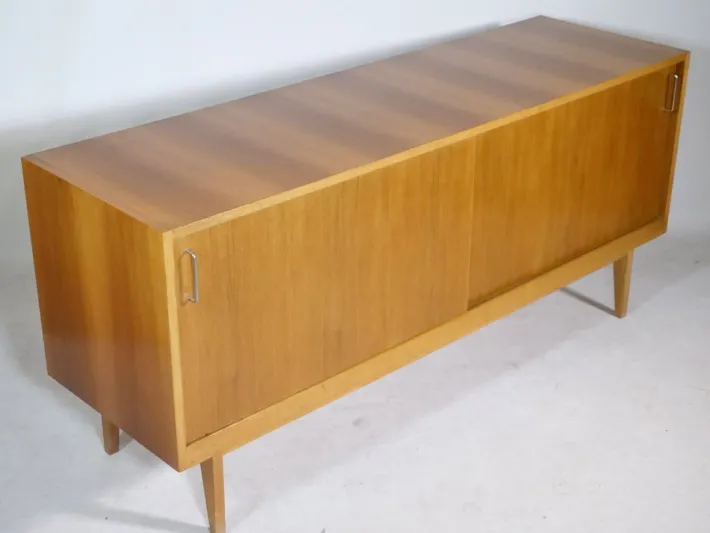 Pamono Scandinavian Sliding Door Sideboard, 1960s Clearance