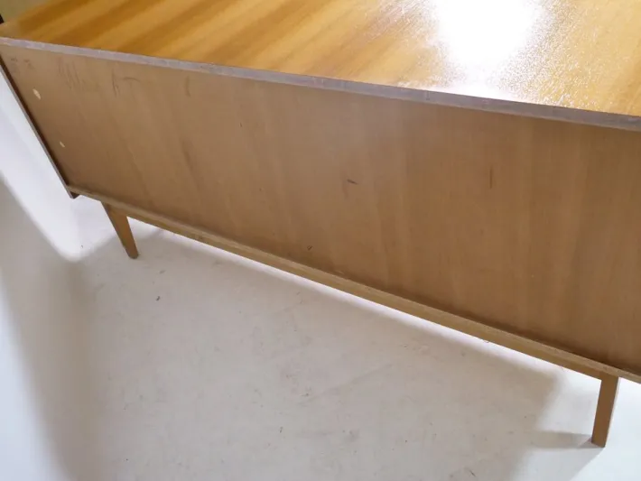 Pamono Scandinavian Sliding Door Sideboard, 1960s Clearance