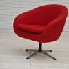Pamono Scandinavian Swivel Lounge Chair in Wool by Karl Eric Klote, 1960s Best