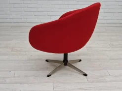 Pamono Scandinavian Swivel Lounge Chair in Wool by Karl Eric Klote, 1960s Best