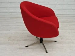 Pamono Scandinavian Swivel Lounge Chair in Wool by Karl Eric Klote, 1960s Best