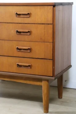 Pamono Scandinavian Teak Chest of Drawers, 1960s Clearance