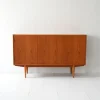 Pamono Scandinavian Teak Highboard with Triple Compartment, 1960s Sale