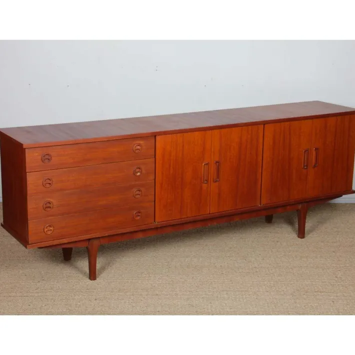 Pamono Scandinavian Teak Sideboard, 1960s Hot