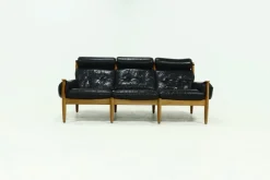 Pamono Scandinavian Three-Seater Sofa by Eric Merthen for Ire Möbler, 1960s Outlet