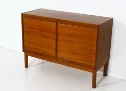 Pamono Scandinavian Vintage Roller Shutter Cabinet, 1970s Outlet