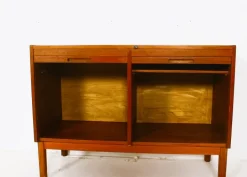 Pamono Scandinavian Vintage Roller Shutter Cabinet, 1970s Outlet