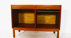 Pamono Scandinavian Vintage Roller Shutter Cabinet, 1970s Outlet