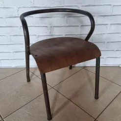 Pamono School Chair attributed to Jacques Hitier, 1950s Clearance