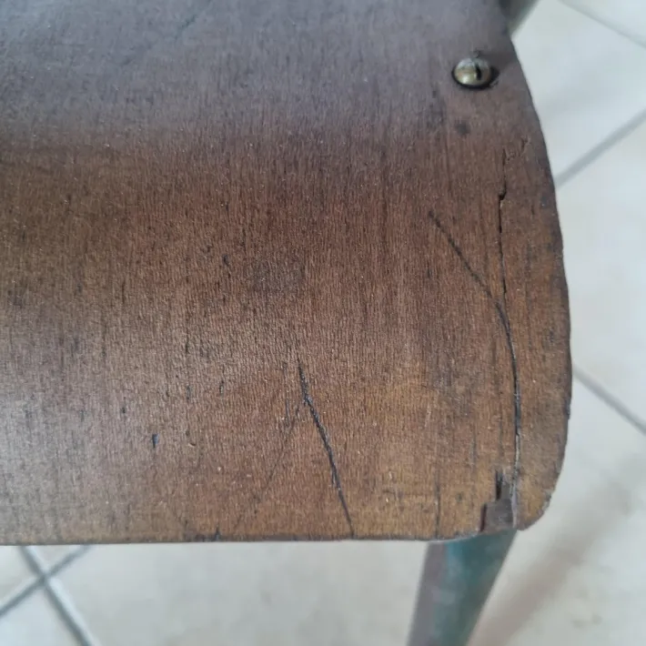 Pamono School Chair attributed to Jacques Hitier, 1950s Clearance