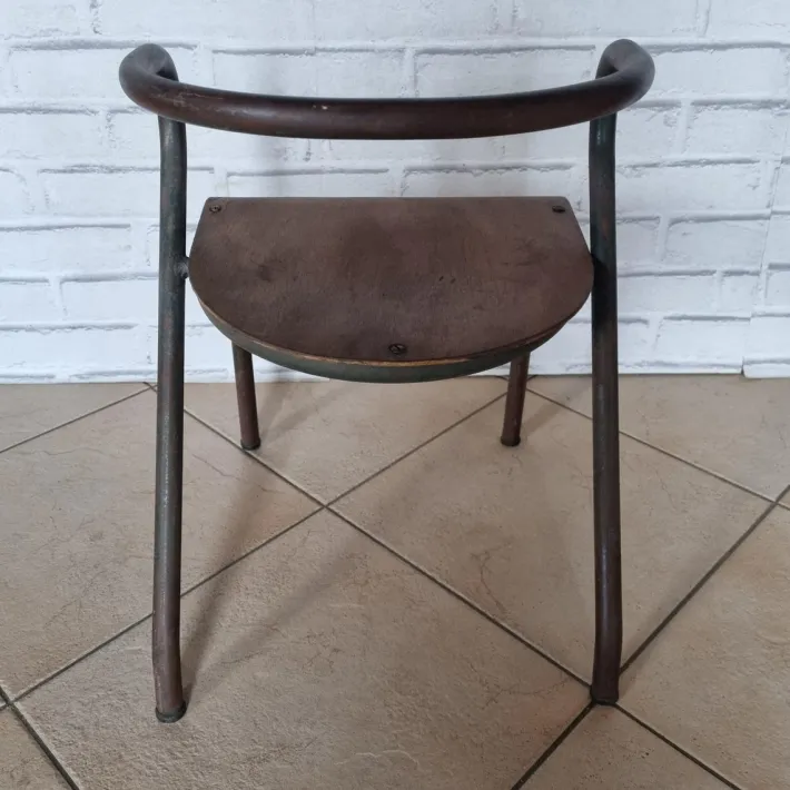 Pamono School Chair attributed to Jacques Hitier, 1950s Clearance