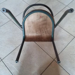 Pamono School Chair attributed to Jacques Hitier, 1950s Clearance