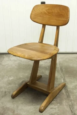 Pamono School Chair from Hohenloher Schulmöbel Turngerätefabrik, 1890s Outlet