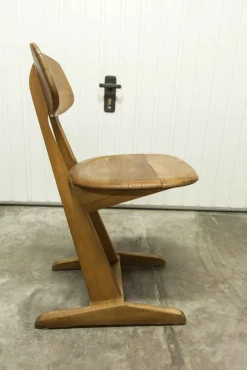 Pamono School Chair from Hohenloher Schulmöbel Turngerätefabrik, 1890s Outlet