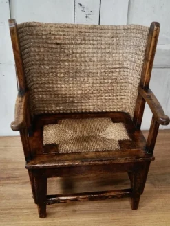 Pamono Scottish Childs Orkney Chair, 1880s Best