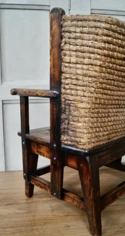 Pamono Scottish Childs Orkney Chair, 1880s Best