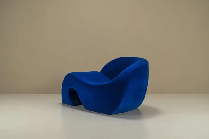 Pamono Sculptural Sess Lounge Chair by Nani Prina for Luigi Sormani, Italy, 1960s