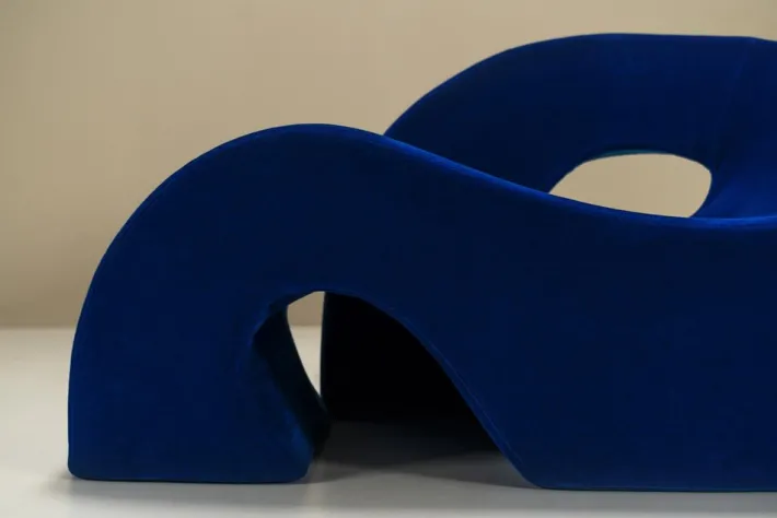 Pamono Sculptural Sess Lounge Chair by Nani Prina for Luigi Sormani, Italy, 1960s