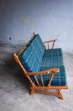 Pamono 3-Seater Sofa & Armchairs by Guillerme and Chabron, Set of 3 Discount