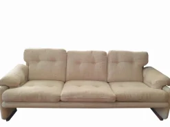 Pamono 3-Seater Sofa and Armchairs by Tobia & Afra Scarpa for B&B Italia, 1970s, Set of 3 Discount