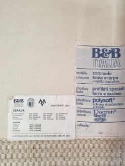 Pamono 3-Seater Sofa and Armchairs by Tobia & Afra Scarpa for B&B Italia, 1970s, Set of 3 Discount