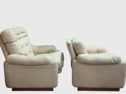 Pamono 3-Seater Sofa and Armchairs by Tobia & Afra Scarpa for B&B Italia, 1970s, Set of 3 Discount