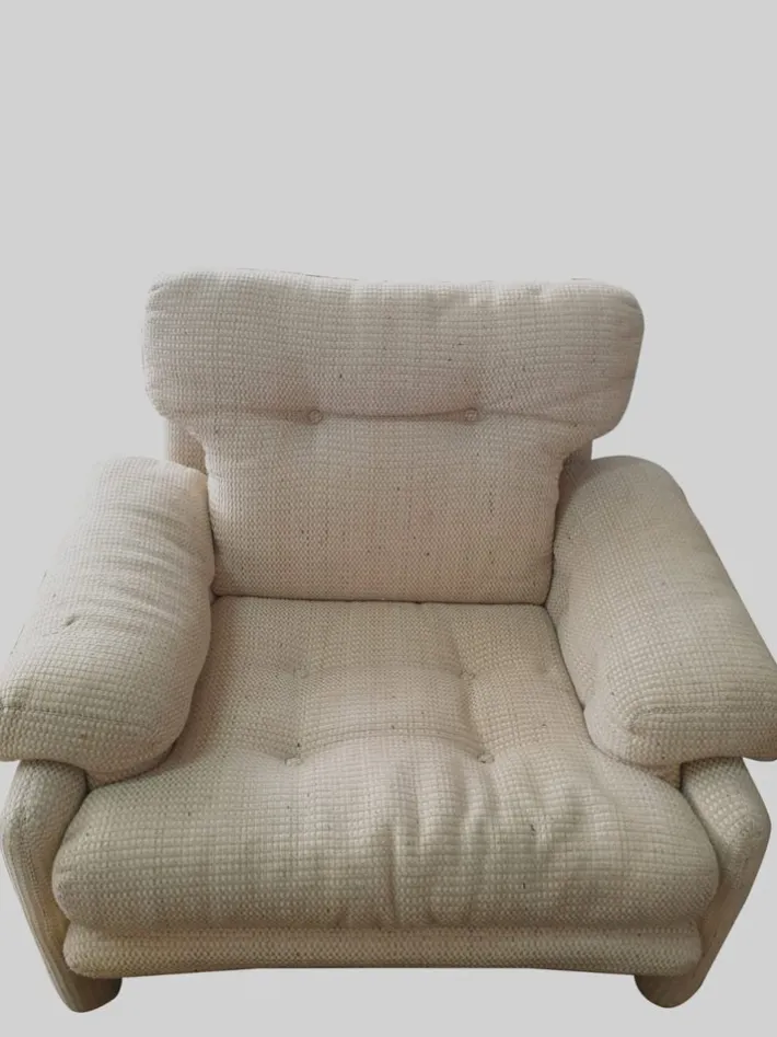 Pamono 3-Seater Sofa and Armchairs by Tobia & Afra Scarpa for B&B Italia, 1970s, Set of 3 Discount