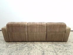 Pamono 3-Seater Sofa, 2-Seater Sofa, Lounge Chair and Pouf in Leather by Ernst Lüthy for de Sede, Set of 4 Sale