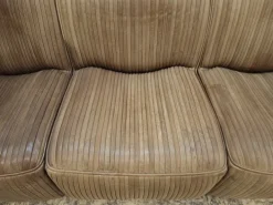 Pamono 3-Seater Sofa, 2-Seater Sofa, Lounge Chair and Pouf in Leather by Ernst Lüthy for de Sede, Set of 4 Sale