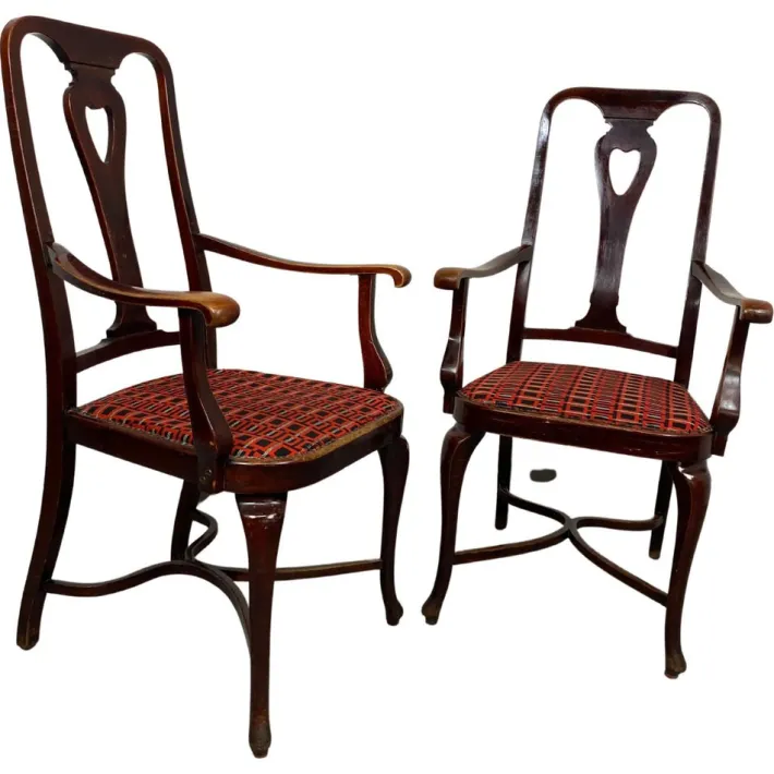 Pamono Secession Armchairs attributed Adolf Loos for Thonet, 1890s, Set of 2 Discount