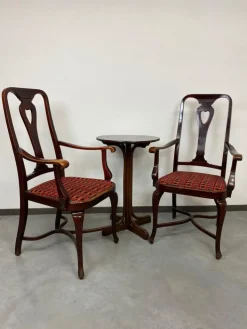 Pamono Secession Armchairs attributed Adolf Loos for Thonet, 1890s, Set of 2 Discount